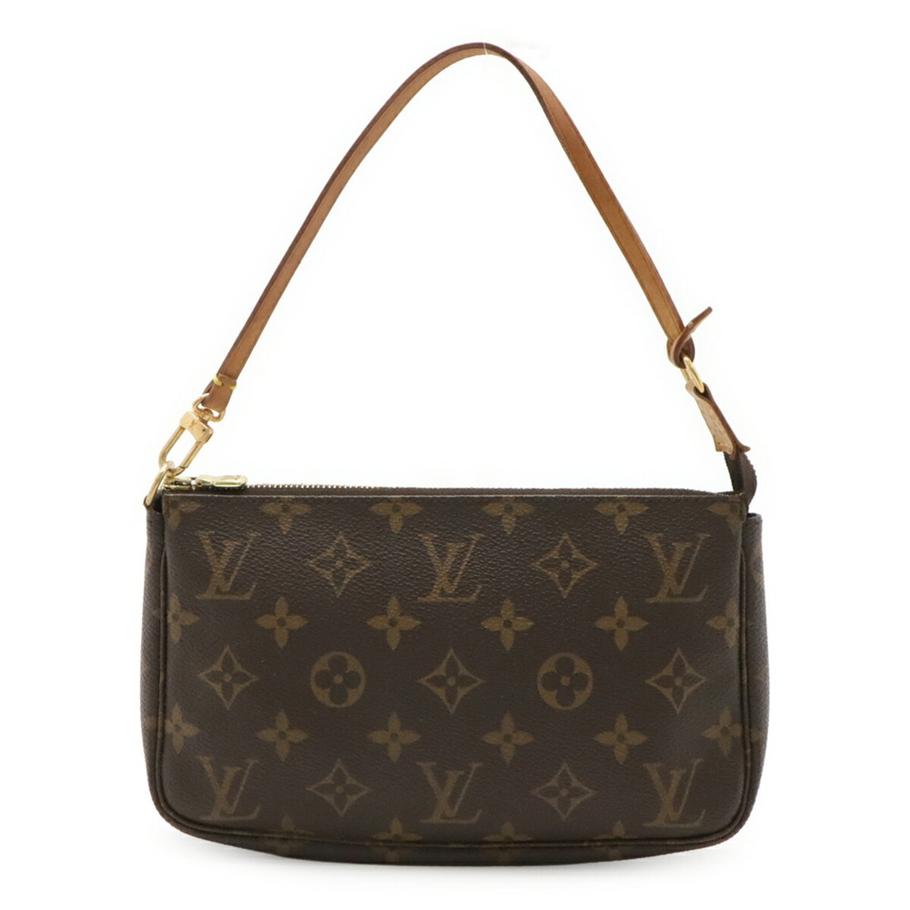 LOUIS VUITTON Brown Monogram Pochette Pouch - Picture 2 of 8